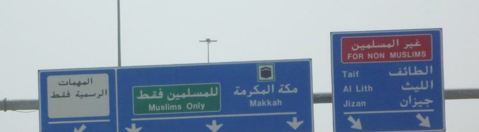 On the way to Mekkah