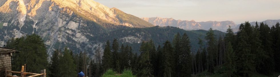 Blick von der Priesbergalm zum Watzmann