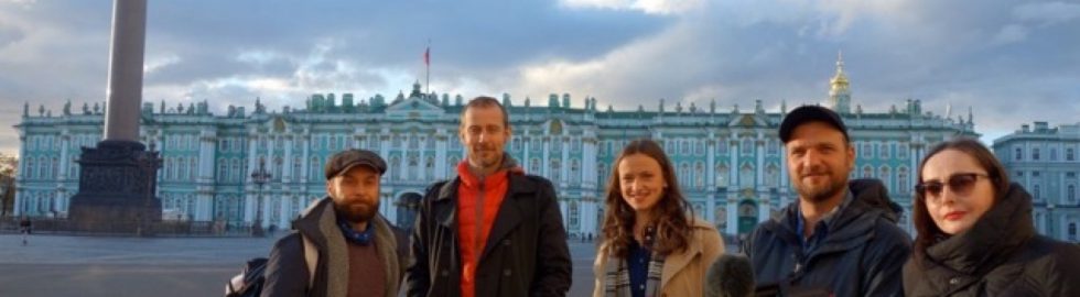 Prinzessin Maria von Preußen mit DOP Florian Bentele und Team in St.Petersburg