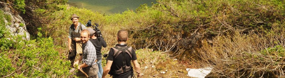 WUrzelgraben über dem Funtensee