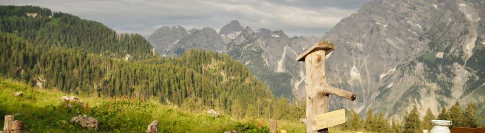 Blick von der Priesbergalm zum Watzmann