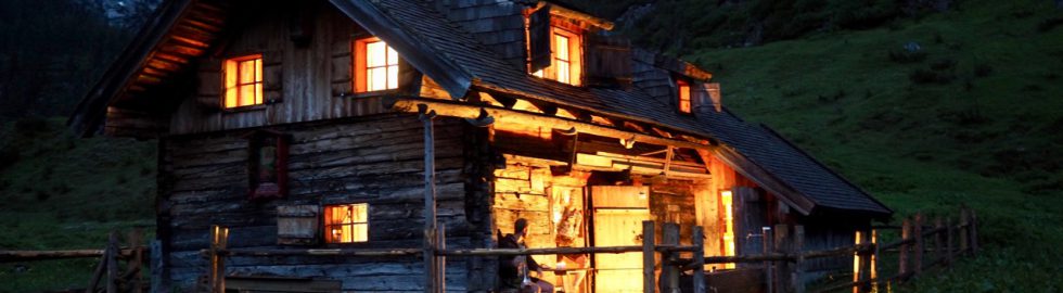 Feierabend auf der Brennerhütte