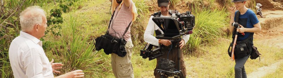 DOP Alexander Hein at the excavation site Malema